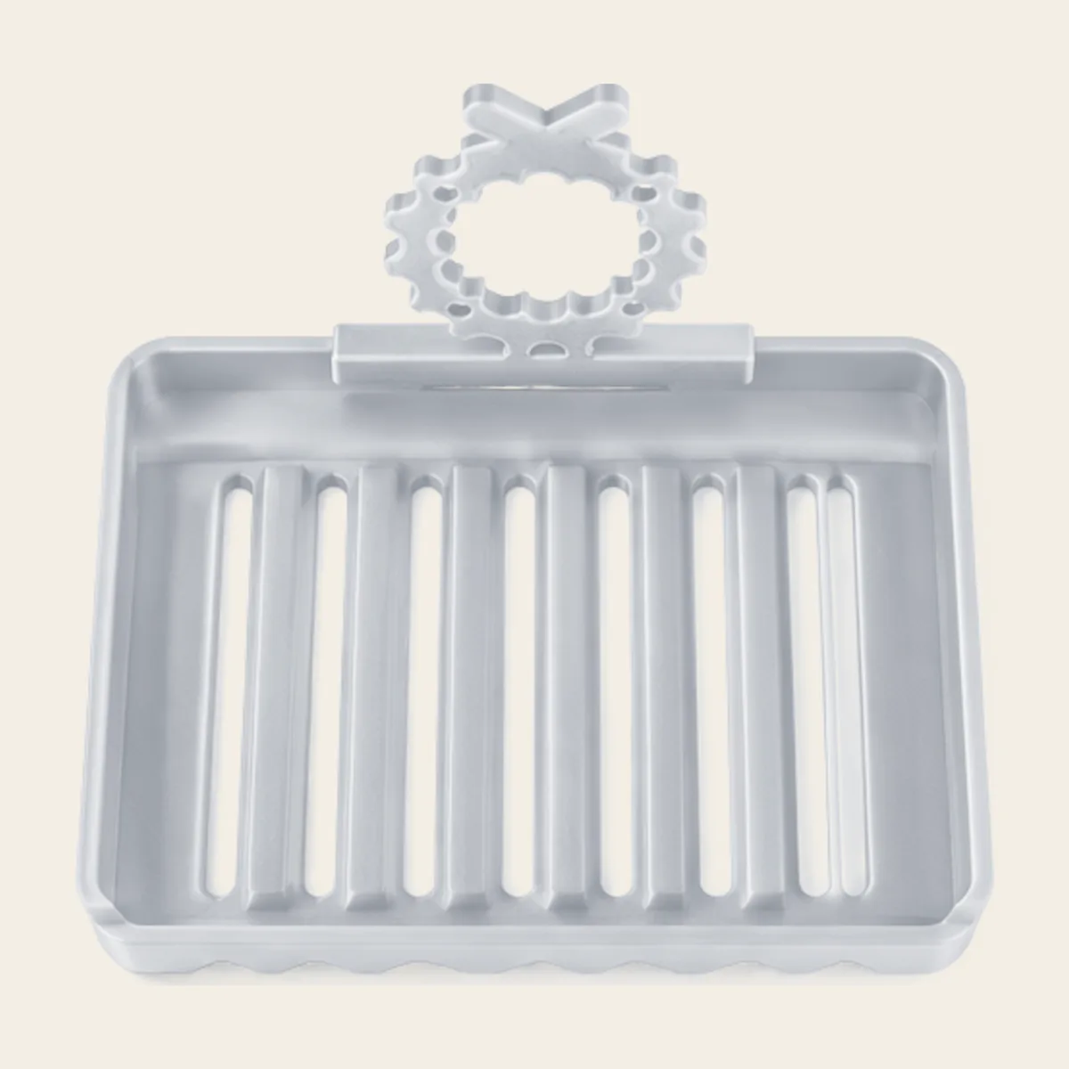 Top-down view of The Tide Dish showing its drainage slots
